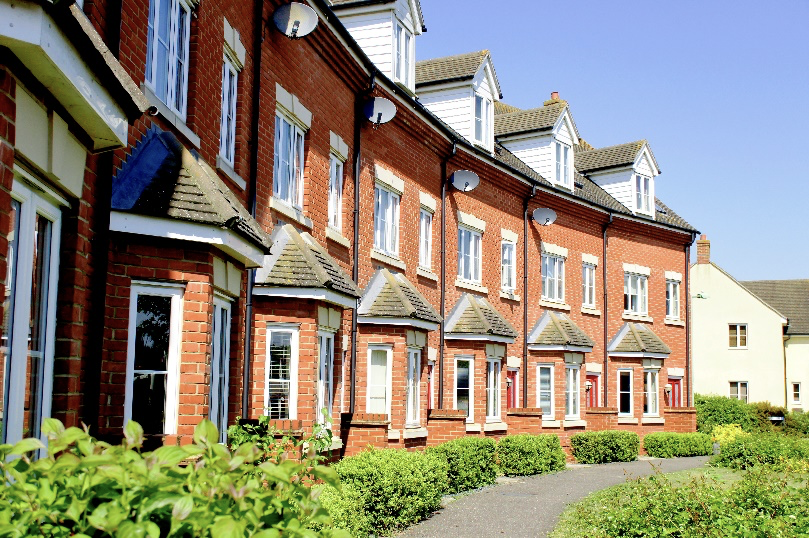 Curved terraced houses Lifetime Mortgage Drawdown