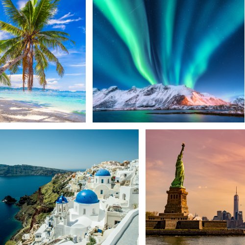 Collage of the natural world