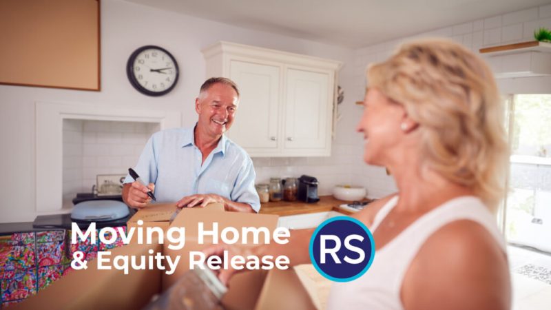 Retired Couple Moving Home with Equity Release or Lifetime Mortgage