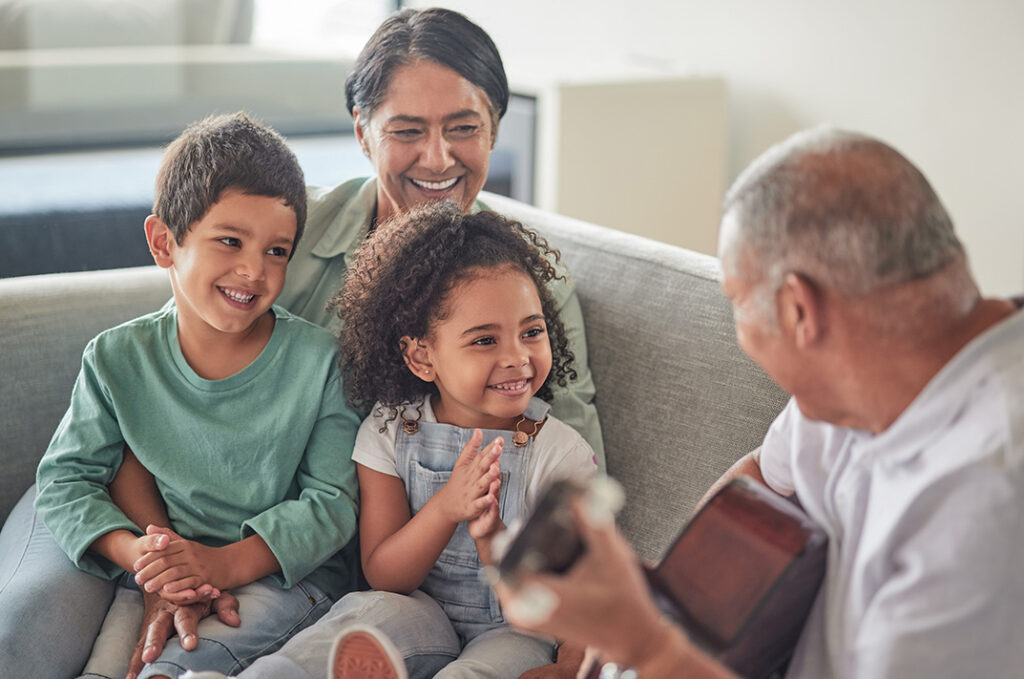 Looking after Grandchildren in retirement - equity release with Retirement Solutions