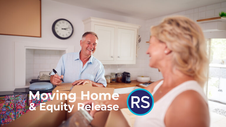 Retired Couple Moving Home with Equity Release or Lifetime Mortgage